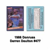 1986 Donruss Darren Daulton Rookie Card