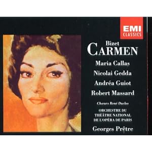 Bizet: Carmen Maria Callas Georges Pretre by Georges Bizet, Georges Pretre, Maria Callas, Nicolai Gedda, and Andrea Guiot (Audio CD - 1985) - Box set
