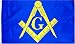 Masonic (Gold) Flag - 3 foot by 5 foot Polyester (NEW)