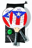 Puerto Rico Game Set- The Paddle Company - 2 paddles plus ball in mesh bag