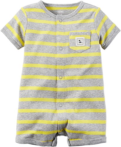 Carters Baby Boys Stripe Snap-Up Romper