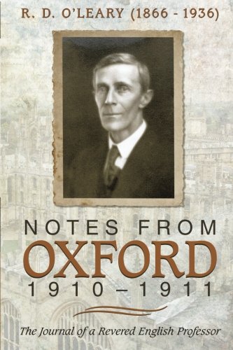 Notes from Oxford, 1910-1911