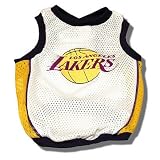 Los Angeles Lakers NBA Basketball Dog Jersey Shirt LARGE