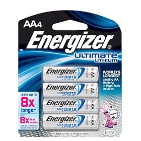 Energizer Ultimate L91BP-4 Lithium AA Battery 4 Pack