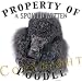 poodle11  - Black Poodle Mousepad Dog Mouse Pad Property Of