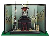 五月人形 久月 鎧 鎧飾り 早乙女義隆作 1/2本仕立 紺絲縅大鎧の画像