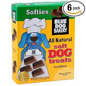 Blue Dog Bakery Natural Peanut Butter Softies Dog Treats