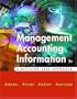 Using Management Accounting Information: A Case Decision Approach