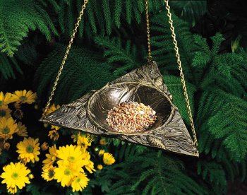 Dish Feeder - Pinecone French Bronze