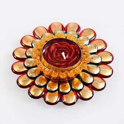 IGP Marvelous Floating Diya In Red 4 Inches