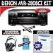 Denon AVR-2808CI A/V Multi Source/Zone 7.1 Receiver w/ All New Processing Built-In/2 v1.3a HDMI Inputs + Sony MDR-RF960RK 900 MHz RF Wireless Headphones with Auto Tuning + Deluxe Accessory Kit