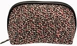 Modella By Babyliss Cheetah Print Round Top Cosmetic Purse