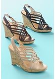 Chadwicks Woven Cork Wedges
