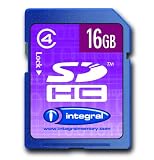 Integral 16GB SDHC Class 4 Card.