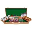 500 Tri Color Ace/King 14 gram Chips w/Genuine Oak Case