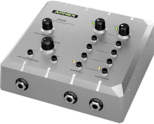 Aphex IN 2 Microphone Preamp. With tascam TH02 and 2 TRS Cable