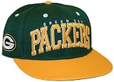 Green Bay Packers Big Text 2 Tone Flatbill Snapback Hat