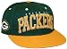 Green Bay Packers Big Text 2 Tone Flatbill Snapback Hat