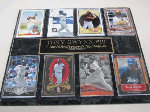 San Diego Padres Tony Gwynn 8 Card Plaque