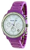 Michael Kors #MK5220 Women's Purple Acrylic Chronograph Watch