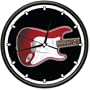 ELECTRIC GUITAR Wall Clock stratocaster band music