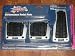 Cobbs Tricked Out! 3 Piece Performance Pedal Pads (Silver Series)