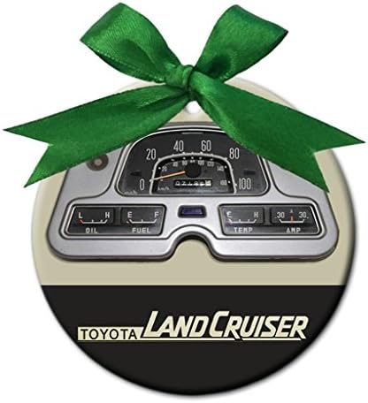Toyota Land Cruiser Fj 40 Speedometer Custom Personalized Round Ceramic Ornaments Crafts Home Decoration Ornaments Christmas Gift