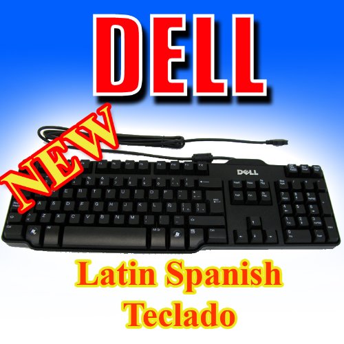 NEW DELL OEM USB Keyboard Teclado Spanish Latin Black DJ415 SK-8115