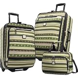 Caribbean Joe Plantation 3 Piece Luggage Set