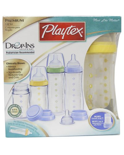 Playtex Baby Drop-Ins Premium Nurser Newborn Gift Set