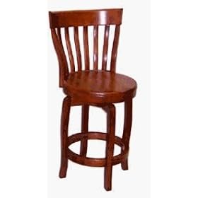 Milano 24” Swivel Stool – Mahogany by Boraam Ind.