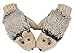 Winter Gloves Mittens Like Lovely Hedgehog For Women,Beige