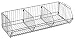 Quantum Storage Systems 209DC Wire Basket Divider, Chrome Finish, 20