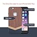 iPhone 6 Plus Case,Slicoo Unique Handmade Natural Wood Slim Hard Cover Wooden Protective Case for iPhone 6 Plus / Apple iPhone 6S plus (Rosewood)