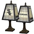 Chicago White Sox Art Glass Table Lamp