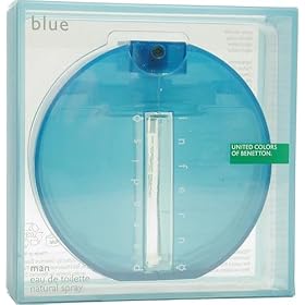 51K53ZWQ8FL. SL500 AA280  Inferno Paradiso Blue By Benetton For Men. Eau De Toilette Spray 3.3 Ounces