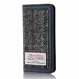 レイ・アウト iPhone7ケース 手帳型 ケース ハリスツイード/チャコールグレー RT-P12FBC4/GR