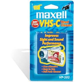 Click here to buy Maxell VHS-C Dry Head Cleaner (VP-202) by Maxell.