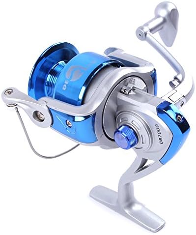 Benice Professional 10 BB Ball Bearings Left/Right Interchangeable Collapsible Handle Fishing Spinning Reel 5.2:1 (YL100, 6000)