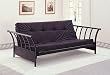 Black Sleigh Futon