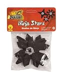 Rubies Brotherhood of the Dragon Rubber Ninja Stars Costume Accessory, Set of 3