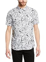 Pepe Jeans London Camisa Hombre Gardiner Slim Fit (Negro)