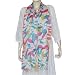 Handmade Scarf Printed Linen Rectangular 24 x 74 inches