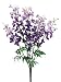 Faux 25 Delphinium Bush Two Tone Purple (Pack of 6)