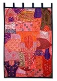Review Novica  / Cotton wall hanging, 'Summer Fair'