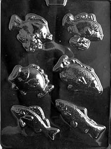 ASSORTED FISH CHOCOLATE CANDY MOLD