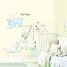 Reusable Easy Wall Applique Stickers - Polar Bear Family