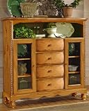 Wilshire Bakers Cabinet 61hx60.5w Antique Pine