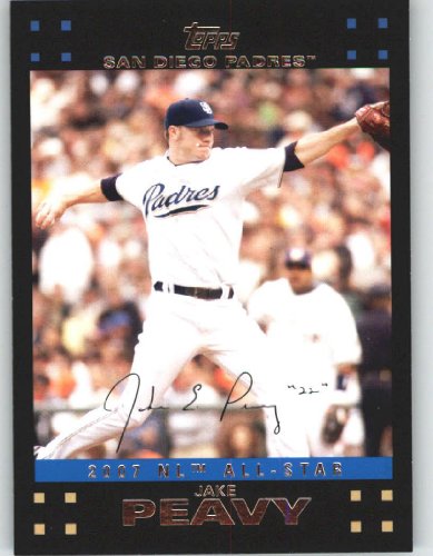 2007 Topps Update #243 Jake Peavy - San Diego Padres (All-Star) (Baseball Cards)