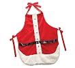 Burton & Burton Christmas Santa Red Velvet Holiday Apron